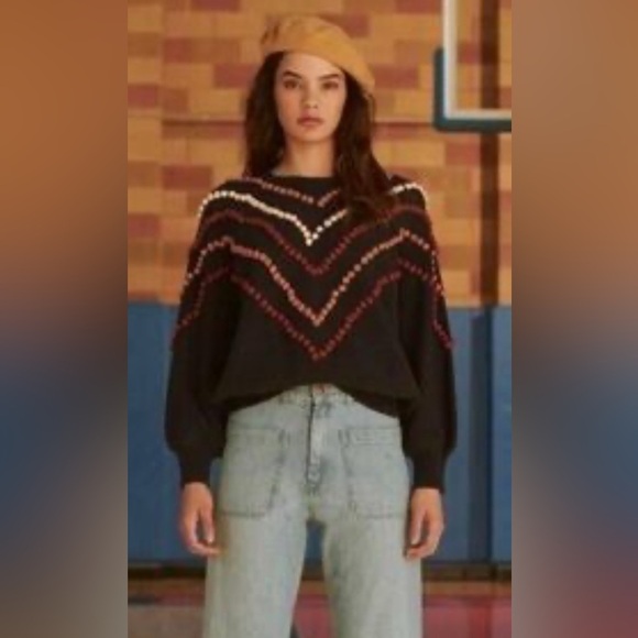 The great size 0 or xs luxury high end boho indie sweater - Picture 1 of 5